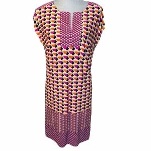 LAUNDRY by Shelli Segal Geometric Print Dress S
